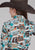 Roper Kids Girls 2224 Photo Collage Multi-Color 100% Rayon L/S Shirt