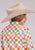 Roper Kids Girls 2526 Checkers Print Multi-Color 100% Rayon L/S Shirt