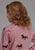 Roper Kids Girls 2203 Wild Horses Pink 100% Rayon L/S Shirt