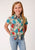 Roper Girls Multi-Color 100% Cotton Trail Ride Tropical L/S Shirt