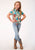 Roper Girls Multi-Color 100% Cotton Trail Ride Tropical L/S Shirt