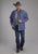 Roper Mens 2205 Sherpa Lined Blue 100% Cotton L/S Shirt