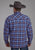 Roper Mens 2205 Sherpa Lined Blue 100% Cotton L/S Shirt