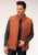 Roper Mens Rust Nylon Down Coated Vest
