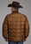 Roper Mens Insulated Western Caramel 100% Polyester Insulated Jacket