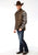 Roper Mens Chocolate Polyester Quilted Insulated Vest