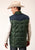 Roper Mens Western Quilted Green 100% Polyester Softshell Vest