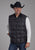 Roper Mens Insulated Western Black 100% Polyester Softshell Vest