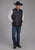 Roper Mens Insulated Western Black 100% Polyester Softshell Vest