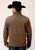 Roper Mens Hi-Tech Brown Poly/Spandex Softshell Jacket
