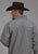 Roper Mens Technical Zip Dark Taupe Polyester Softshell Jacket