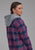Roper Womens Thermal Lined Flannel Blue 100% Cotton Jacket