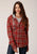 Roper Womens Thermal Lined Hooded Rust 100% Cotton Cotton Jacket