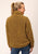 Roper Womens Teddy Bear Brown Polyester Fleece Jacket