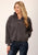 Roper Womens Polar Charcoal 100% Polyester Fleece Jacket