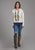 Roper Womens Slouchie Cream 100% Cotton Hoodie