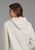 Roper Womens Slouchie Cream 100% Cotton Hoodie