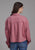 Roper Womens Western Crop Pink 100% Cotton Jacket