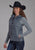 Roper Womens Parachute Down Silver Blue 100% Nylon Softshell Vest
