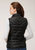 Roper Womens Parachute Down Fill Black 100% Nylon Softshell Vest