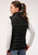 Roper Womens Crushable Down Filled Black 100% Nylon Softshell Vest