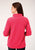 Roper Womens Neon Pink Polyester Micro Fleece Jacket