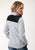 Roper Womens Micro Grey 100% Polyester Fleece Jacket