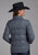 Roper Womens Down Filled Shirt Silver Blue 100% Nylon Softshell Jacket