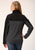 Roper Womens Zip Grey/Black Polyester Softshell Jacket