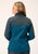 Roper Womens Zip Green/Grey Polyester Softshell Jacket