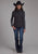 Roper Womens Technical Fleece Charcoal Fleece Softshell Vest