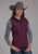 Roper Womens Technical Fleece Wine Polyester Softshell Vest