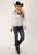 Roper Womens Sweater Knit Cream Polyester Fleece Jacket