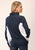 Roper Womens 1742 Bonded Blue Polyester Fleece Jacket