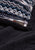 Roper Unisex Aztec Fleece 50x60in Black/Blue/White 100% Polyester Throw Blanket