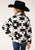 Roper Kids Girls Aztec Black 100% Polyester Fleece Jacket