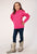 Roper Kids Girls Basic Pink 100% Cotton Hoodie