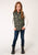 Roper Girls Black Nylon Parachute Insulated Vest