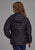 Roper Kids Girls Poly Fill Hooded Black 100% Polyester Softshell Jacket