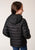 Roper Girls Crushable Polyfill Black 100% Nylon Softshell Jacket