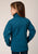 Roper Girls Technical Deep Teal Polyester Softshell Jacket