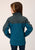 Roper Girls Technical Green/Grey Polyester Softshell Jacket