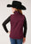 Roper Girls Kids Wine Polyester Softshell Vest