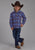 Roper Kids Boys Sherpa Lined Shirt Navy/Blue 100% Cotton Jacket
