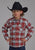 Roper Kids Boys Sherpa Lined Shirt Orange 100% Cotton Jacket