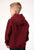 Roper Kids Boys Basic Wine 100% Polyester Hoodie