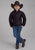 Roper Kids Boys Polyfill Parachute Black 100% Nylon Softshell Jacket