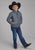 Roper Kids Boys Polyfill Parachute Silver Blue 100% Nylon Softshell Jacket