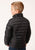 Roper Boys Crushable Polyfill Black 100% Nylon Softshell Jacket