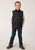 Roper Boys Crushable Parachute Black 100% Nylon Softshell Vest